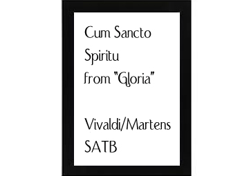 Cum Sancto Spiritu from Gloria Vivaldi - Martens