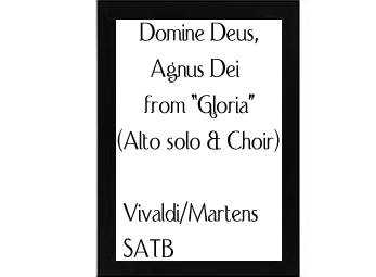 Domine Deus, Agnus Dei from Gloria (Alto Solo) Vivaldi - Martens