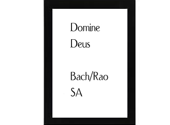 Domine Deus Bach-Rao