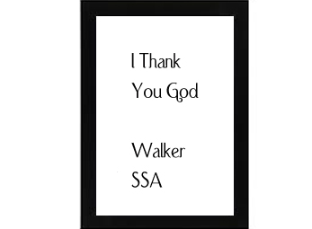 I Thank You God Walker
