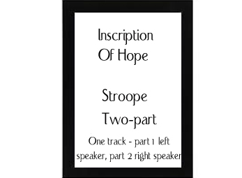 Inscription Of Hope Stroope
