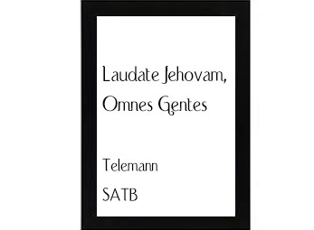 Laudate Jehovam Fixed