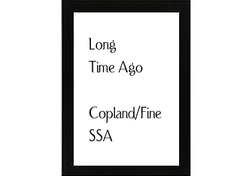Long Time Ago Copland-Fine