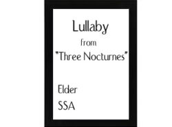 Lullaby (from Three Nocturnes) Elder