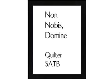 Non Nobis, Domine Quilter