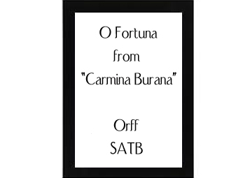 O Fortuna from Carmina Burana Orff