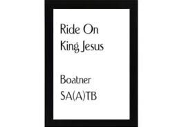 Ride On King Jesus Boatner