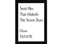 Seek Him That Maketh The Seven Stars Dove