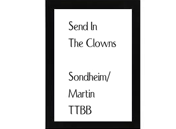 Send In The Clowns Sondheim-Martin